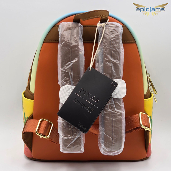 Loungefly Disney Pixar Cars Lightning McQueen and Mater Mini Backpack Bag New - Picture 5 of 6